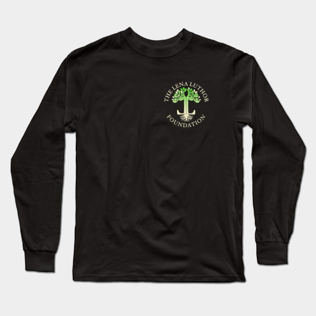 The Lena Luthor Foundation Logo Long Sleeve T-Shirt by brendalee